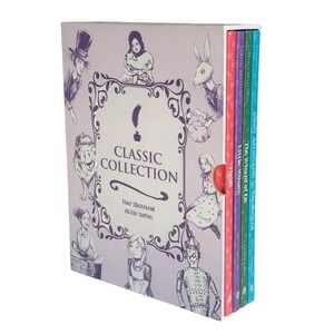 Classic Collection Box Set of 4 Hardcover Books 2012 Wizard of Oz & more